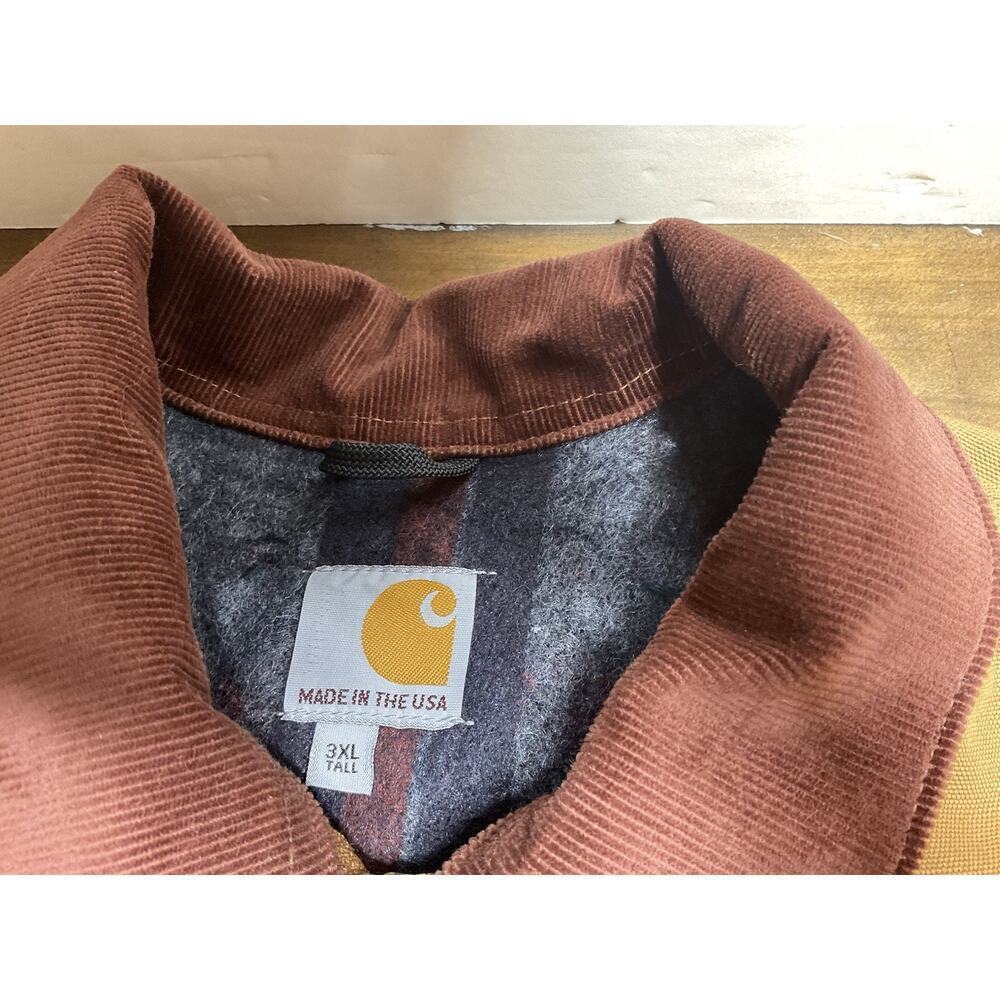 Carhartt Vintage Detroit J001 Mens Workwear Jacket Size 3XL Tall Blanket Lined - Picture 7 of 16